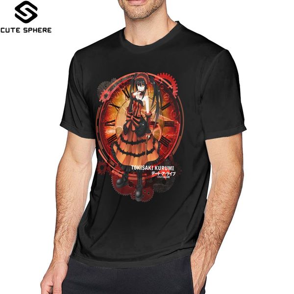 

date a live yoshino t shirt tokisaki kurumi black date a live t-shirt short sleeve fashion tee shirt tshirt sport hooded sweatshirt hoodie