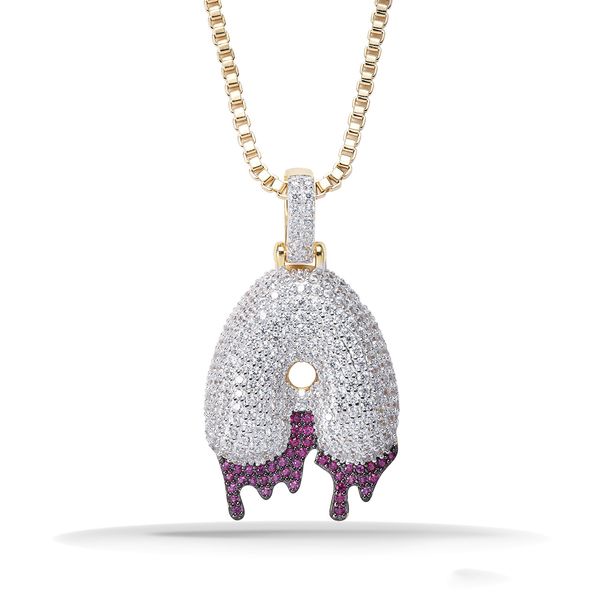 

european and american new fashion trendy style bleeding english letter series necklace pendant factory direct sales, Silver