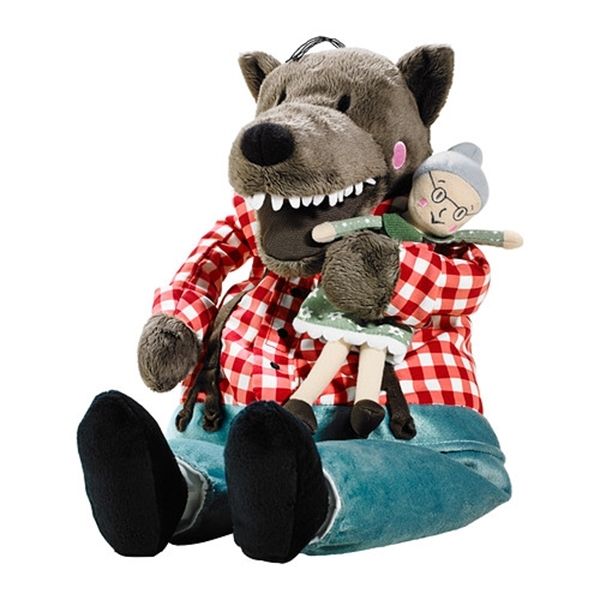 

45cm lufsig new plush grandma wolf toy stuffed wolf and grandma doll gift 1011