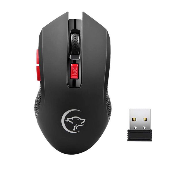 

original ywyt professional 2400dpi gaming mouse 6 buttons led optical wireless gaming mice gaming computer mouse for pro pc gamer mouse dhl