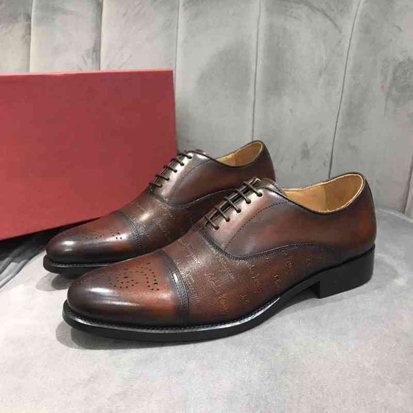 

party wedding mens dress shoes casual loafers men genuine leather flats brand designer oxfords size 38-44, Black