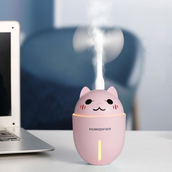 

2w creative mini portable cute pet shape mute deskair humidifier with extended usb port capacity 320ml dc 5v