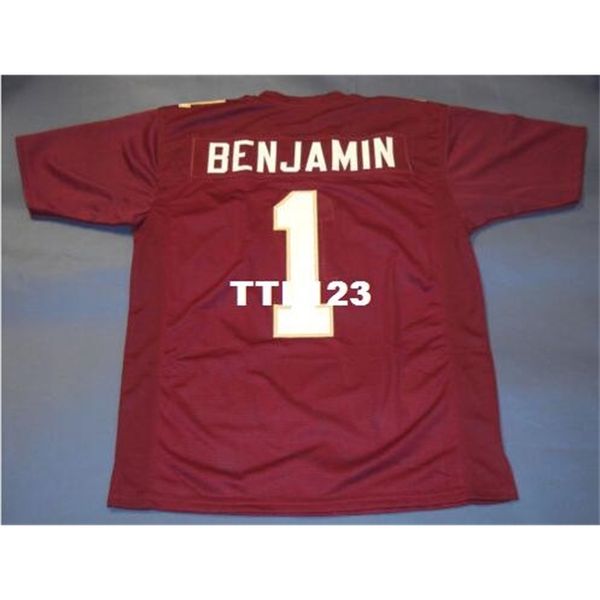 

custom 121 #1 kelvin benjamin fsu seminoles college jersey red florida state college jersey size s-4xl or custom any name or number jersey, Black
