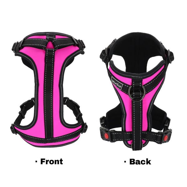 

no pull dog harness adjustable nylon medium large pet vest reflective dog chest belt harness for dogs outdoor walking bbynnn