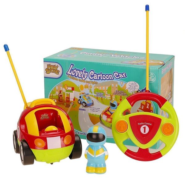 Holy Stone RC Auto mit Musik Lichtern Cartoon Rennen Elektrische Radio Fernbedienung Auto Spielzeug für Baby Junge Kleinkinder Kinder Kinder 201203