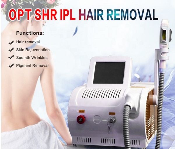 Máquina de remoção de cabelo de desktop multifuncional Sr Opt IPL Máquina de remoção de cabelo permanente de cabelo rejuvenescimento de cabelo Remoção de cabelo Equipamento de salão de beleza a laser