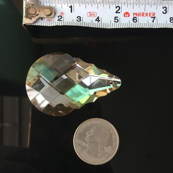 

50mm suncatcher pendant glass art drop faceted crystal chandelier craft prism hanging ornament fengshui xms champagne h bbyfmq
