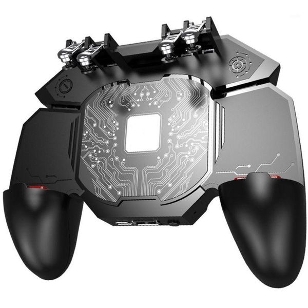 

mobile phone cooling fan radiator 6 finger trigger cellphone game controller1