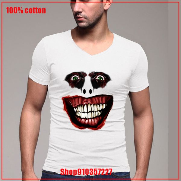 

halloween horror v black and white soft comfort fashion custom raglan sleeve cartoon sport hooded sweatshirt hoodie t shirt