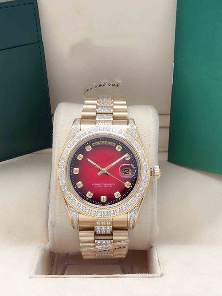 

women's sapphire middle weekly men's fashion waterproof middle row with row case with quality automatic calendar men's 41mm w, Slivery;brown