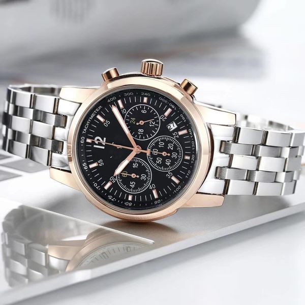 

new spot men's leisure day s solid steel band watch factory direct sales, Slivery;brown