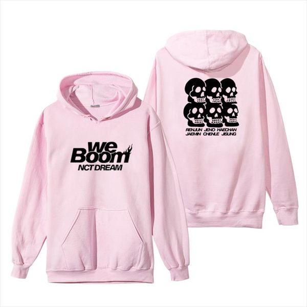 

fadun новый nct мечта kpop мы boom альбом printed толстовки толстовка женщины мужчины повседневная одежда горячие продажа kpops стрит с капю, Black
