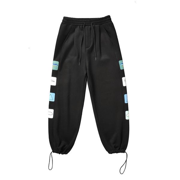 

2021 men's trousers new autumn fine and design versatile pants fashion youth clothing rtci, Black