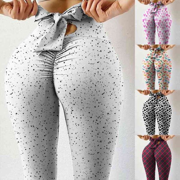 

womens stretch leggings fitness running stretch strethcy sports full length pants workout leggings slim gym, Black