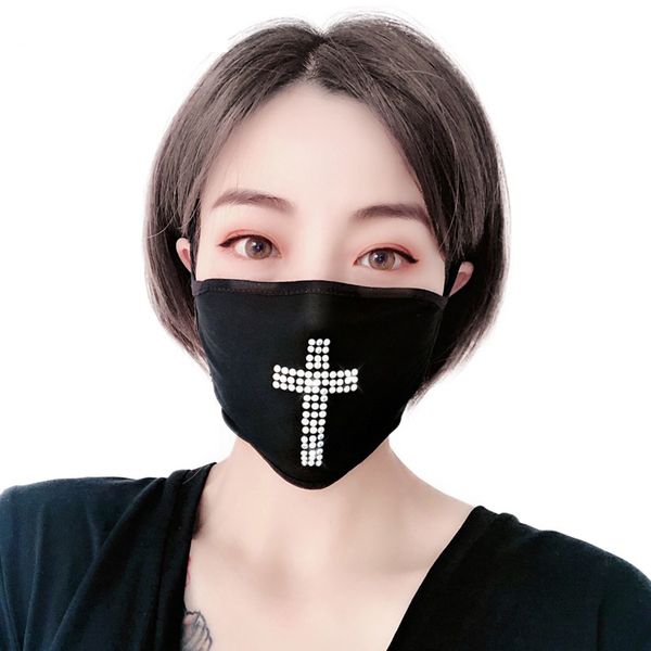 

hollow crystal bling masquerade mask face veil anti-dust party masks for women jewelry night club