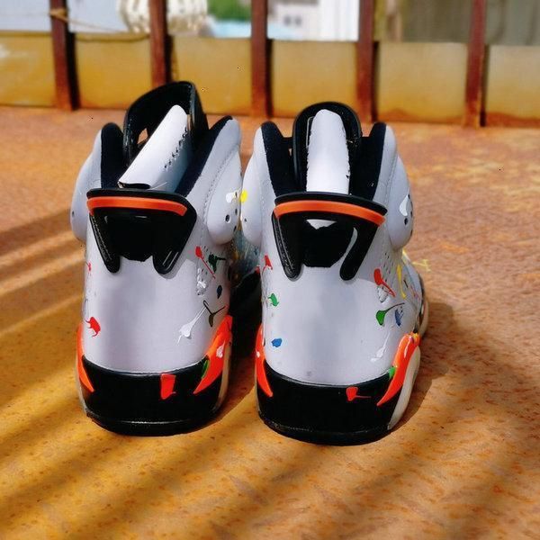 

jumpman 6 спорт синего 6s новый gs 2020 alligator dmp баскетбол обувь 3м reflect щепка граффити кроссовки для тапок женщин размер 36-47, Black