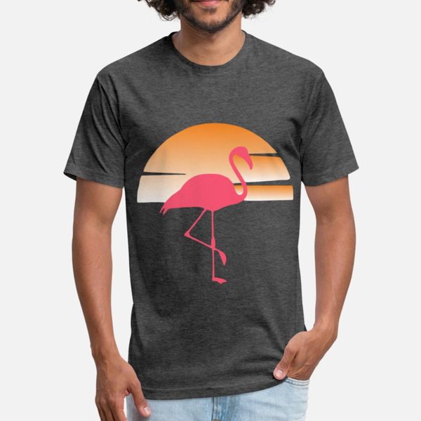 

pink flamingo in the orange sunset t shirt popular design tracksuit hoodie sweatshirt