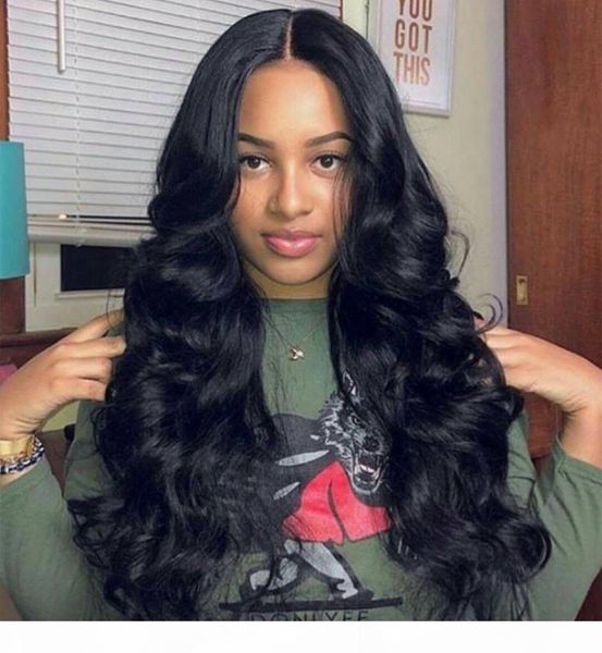 

13x6 lace front wigs human hair pre plucked 9a 150% density 18inch brazilian body wave human hair wigs for women with baby hair, Black;brown