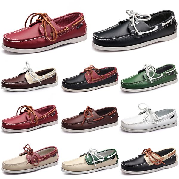 

men running shoes triple black white popular breathable silvers taupe mahoganys brown joggings walking low soft multi leather mens sneaker o