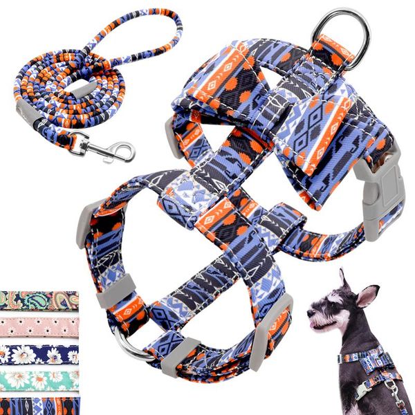 

регулируемая нейлоновая собака жгут поводка набор поводка pet щенок щенок жгут bowknot жгут жилет гулять поводка для маленьких средних собак