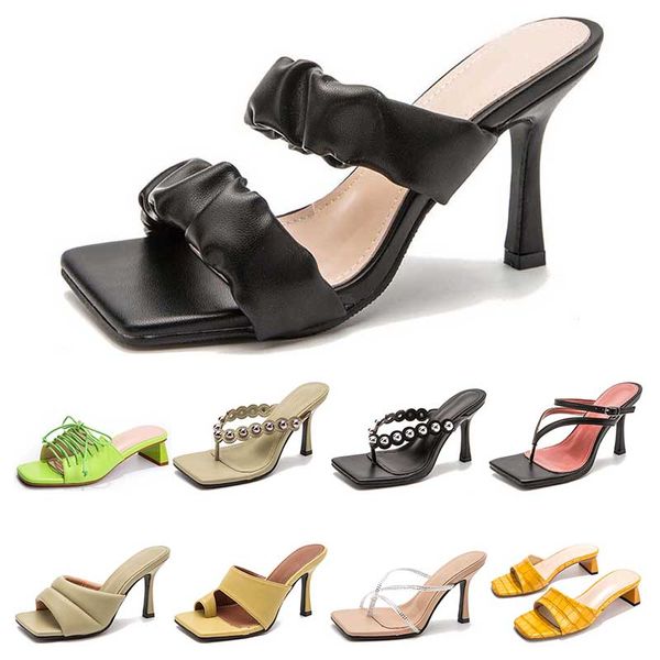 

womens fashion sandals western style chunky heel cross tied women shoes green yellow black grey size 36-43 style eight