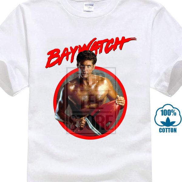 

1990's baywatch tv show mitch buchannon circle p t shirt sport hooded sweatshirt hoodie