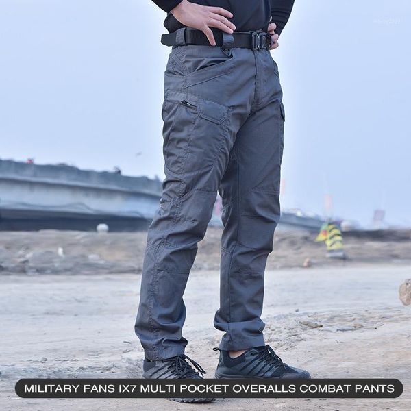 

men's pants outdoor consul tactical city secret service army fans multi pocket overalls men's combat zipper1, Black