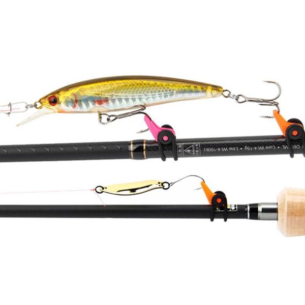 

10pcs/lot fishing hook secure keeper holder lure accessories jig hooks safe keeping for fishing rod tool bait casting jllggu