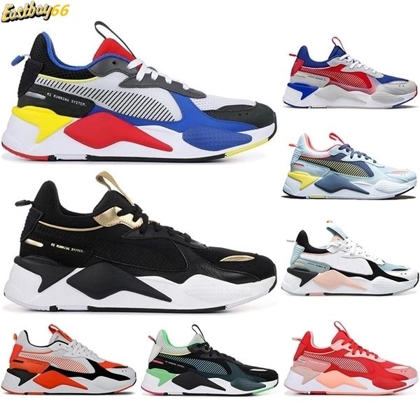 

with socks new rs-x mens running shoes reinvention cool black white creepers dad chaussures men women runner sports sneakers