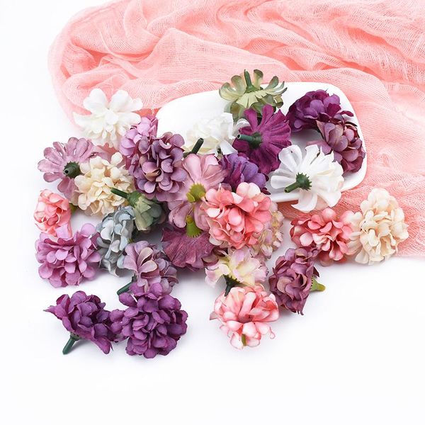 

10 вышивание вазы для украшения дома свадебные аксессуары оформление diy crafts шелковый гвоздика искусственные цветы sqcdgl ppshop01