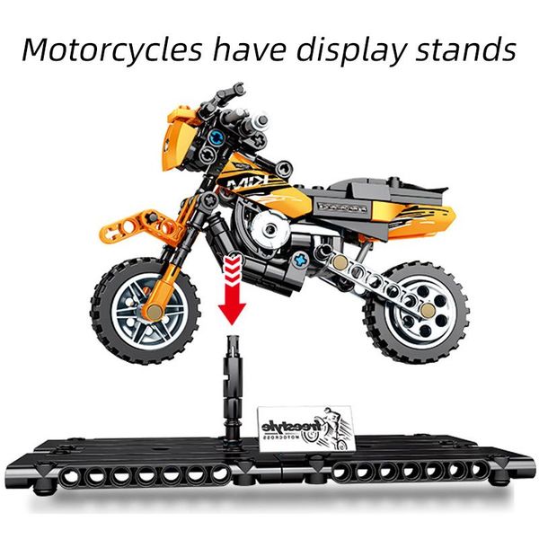 

sembo 171pcs motorcycle building blocks motorbike fit technic car vehicles speed cycle bricks educational toys for children wmtvta