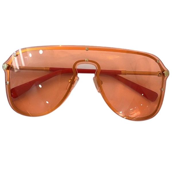 

sunglasses gradient colorful oversize big frame brand design rimless women sun glasses luxury men eyeglasses with original box, White;black