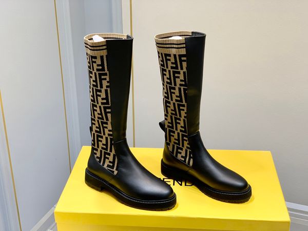 

women designer trial ankle boots lady luxury martin boot outdoor winter leather flat sneakers with box size eur 35-40 -e264, Black