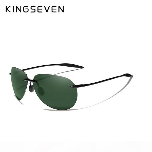 

kingseven design men's classic pilot sunglasses polarized sun glasses for men driving mirror lens uv400 protection oculos n7027, White;black