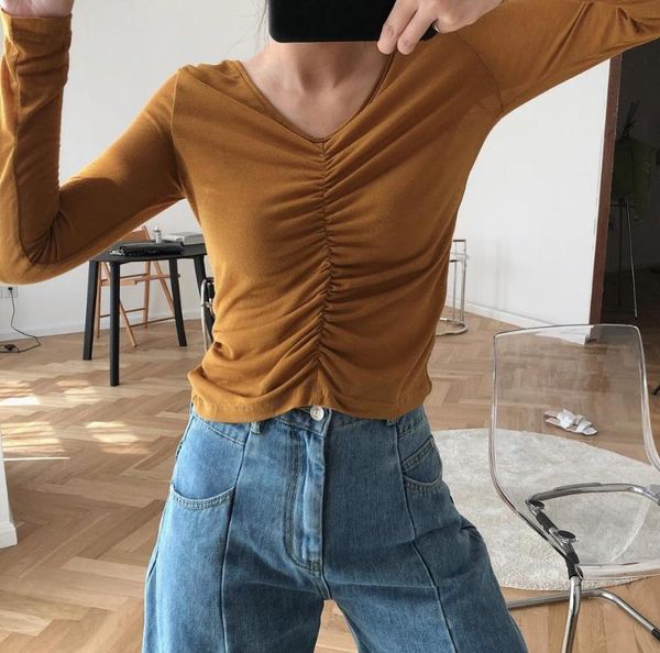 

woman cotton mix with long sleeves, White