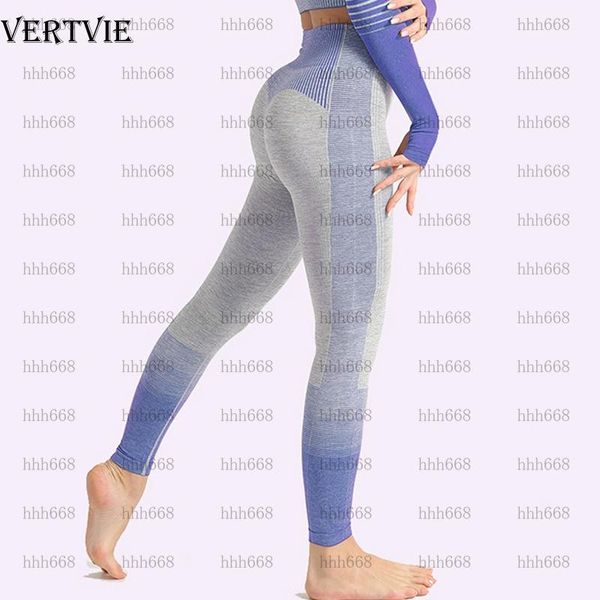 

vertvie seamless yoga set sport outfits women 2 piece sets fitness tight long sleeve crop leggings workout gym suit striped1, White;red