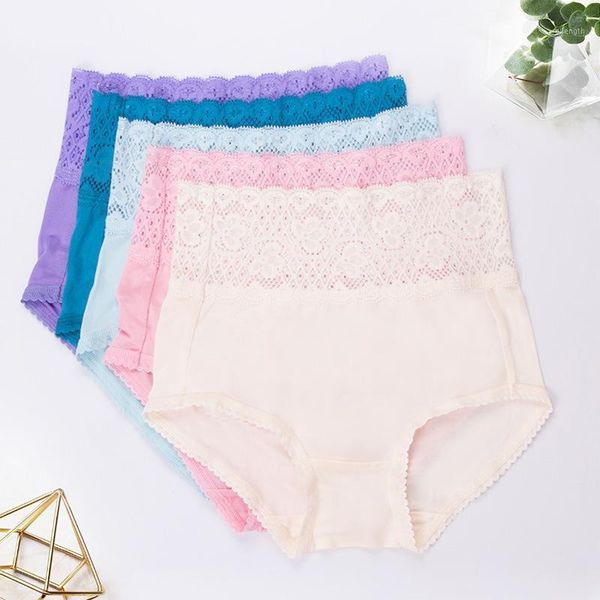

mulberry silk women's high-waist boxer shorts lace panties comfortable seamless breathable buttocks large size calcinha feminina1, Black;pink