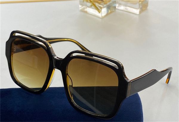 

new fashion trend design sunglasses 0875s retro fashion simple style square frame uv 400 protective glasses quality, White;black