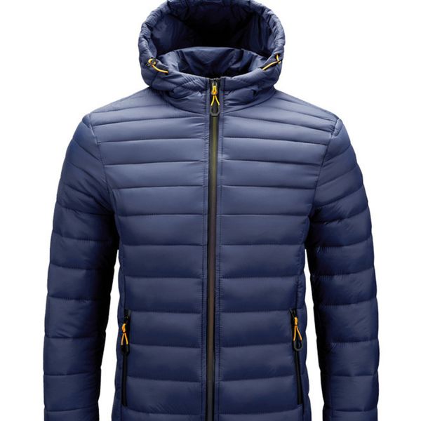 

men's winter warm outdoor down jacket fashion ncoyas, Black