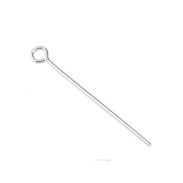 

20pcs/lot 925 sterling silver needles findings components for diy craft jewelry gift jllxmf yummy_shop