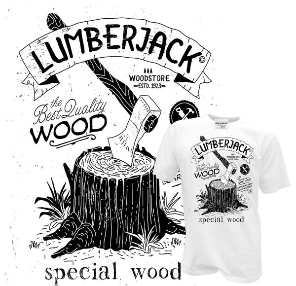 

men new short sleeve holzfaller hemd wald axt herren holz forster waldarbeiter screen printing hooded sweatshirt hoodie men t shirt