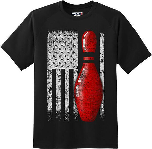 

боулинг американский флаг патриотические спорт прохладный подарков футболка new graphic tee спорта с капюшоном hoodie