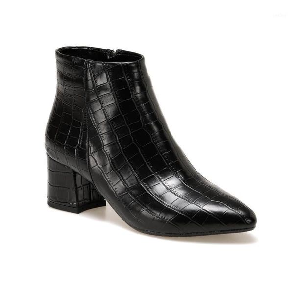 

flo alicante black female high-heeled boots butigo1
