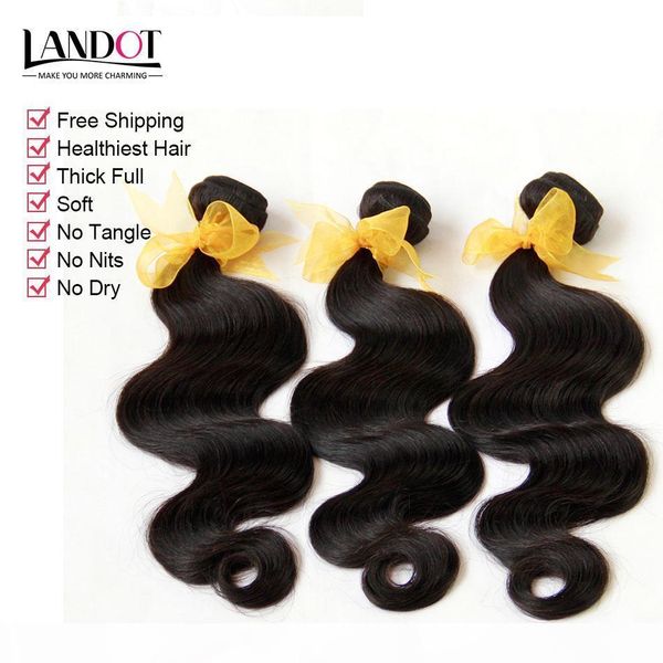 

malaysian body wave virgin hair 100% human hair weave 3 bundles 100g pcs unprocessed malaysian remy human hair extensions nature color, Black
