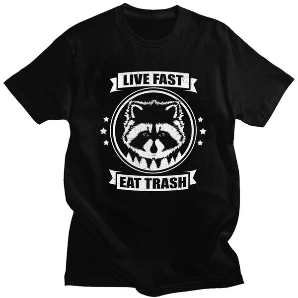 

raccoons raccoon lover for soft o neck short sleeved live fast eat trash tee fitted gift sport hooded sweatshirt hoodie men t shirt