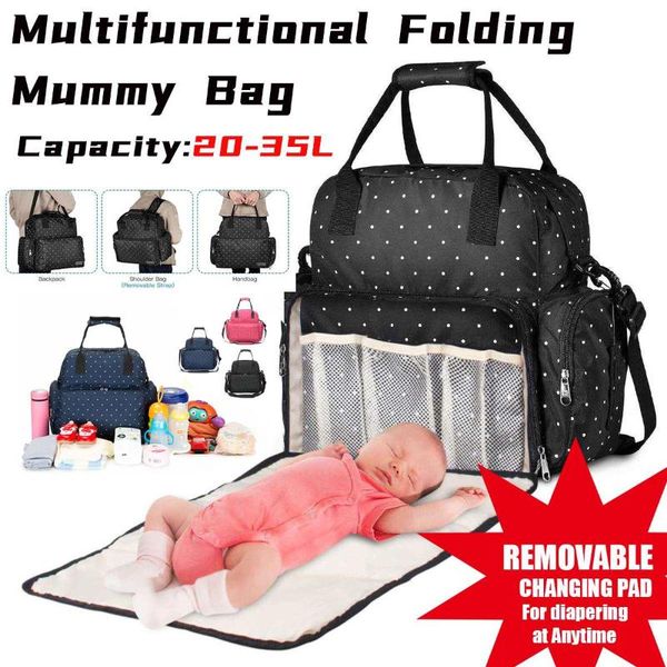 

fashion mummy maternity nappy bag large capacity handbag baby diaper bag travel backpack nursing for baby care nappy change