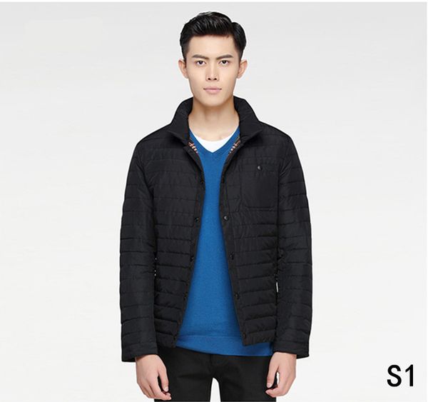 

2021 new thin new jacket outwear selling autumn men's warm casual jackets solid coat wxf015 g24e, Black