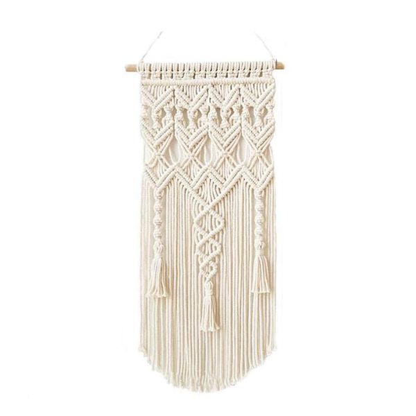 

искусство макраме boho nordic общежитие висячих руки woven кисточка апартаменты украшение гобелен аксессуары стена дом bbyxnr bwkf