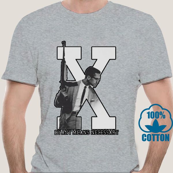 

2512a malcolm x by any means necessary t-shirt tee sz s-3xl new - black sport hooded sweatshirt hoodie