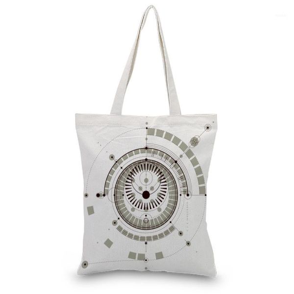 

shopping bags bag handbag canvas tote daily use print custom text diy satchel foldable eco reusable recycle1